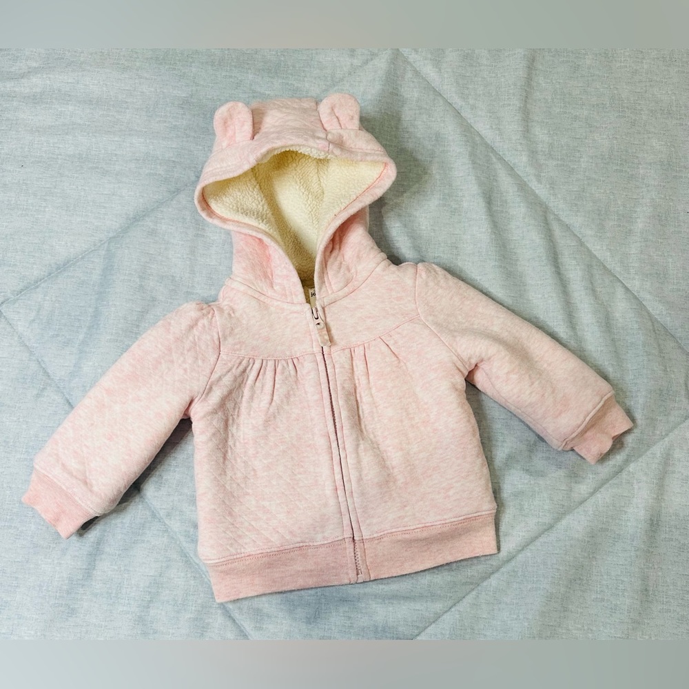 Simple Joys by Carter's Babies' Hooded Sweater Jacket with Sherpa Lining